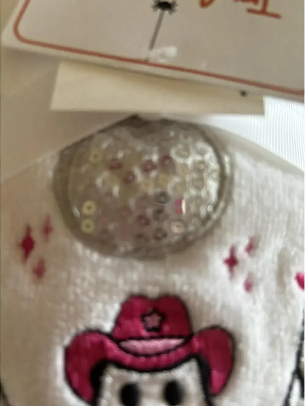 Truly Lou Pink Disco Ghost Hand Towels New